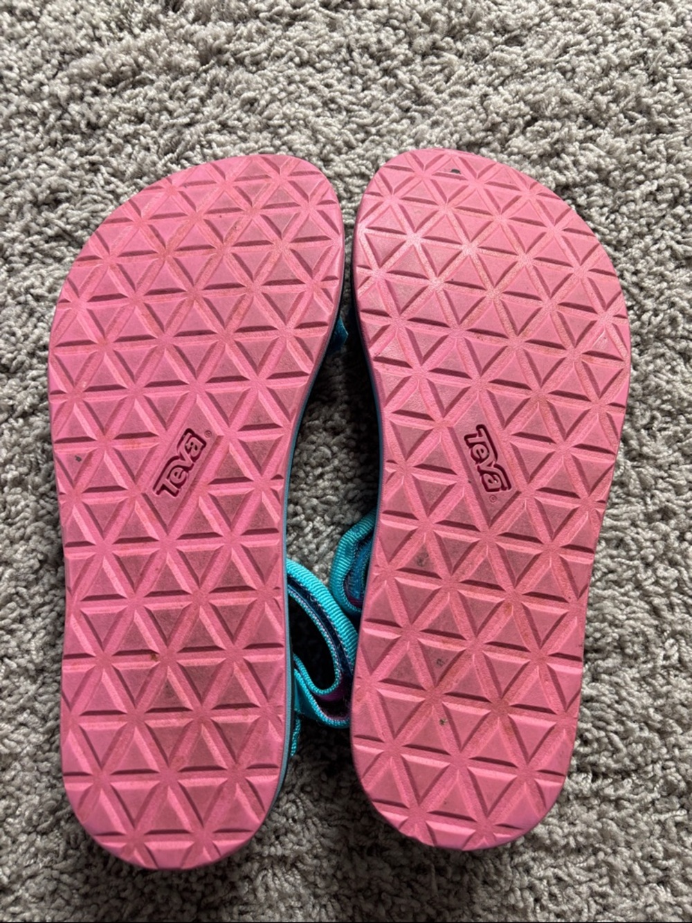 Teva Original Universal Turquoise Strappy Sandals - Picture 11 of 12